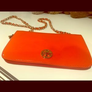 Tory Burch Orange Shoulder Bag